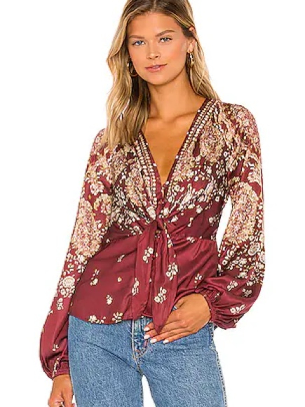 Free People Run Free Tunic in Chocolate Combo